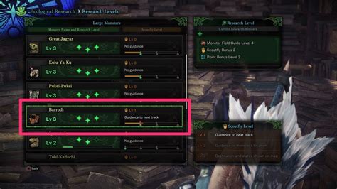 Monster Hunter: World guide to research points and Ecological  .